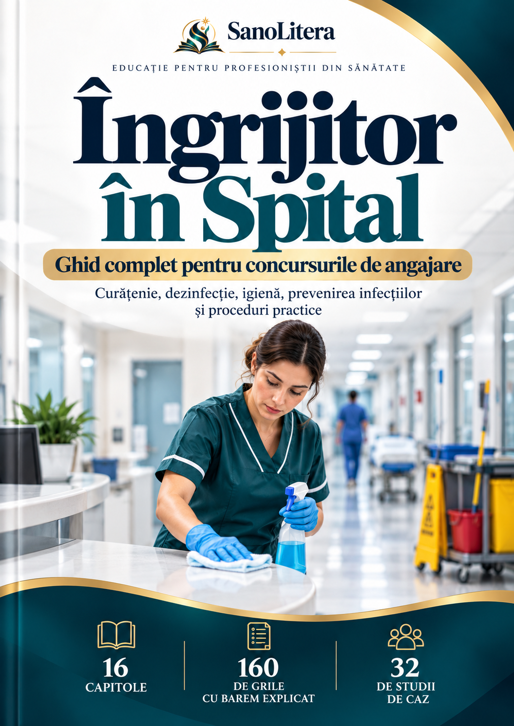 Îngrijitor în Spital – Ghid complet pentru concursurile de angajare | Curățenie, dezinfecție și igienă