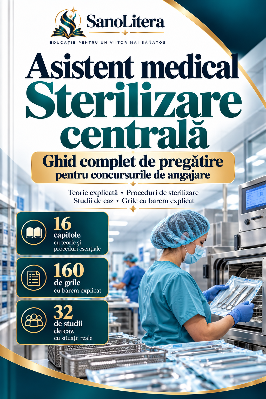 Asistent medical – Sterilizare centrală | Ghid complet de pregătire pentru concursurile de angajare