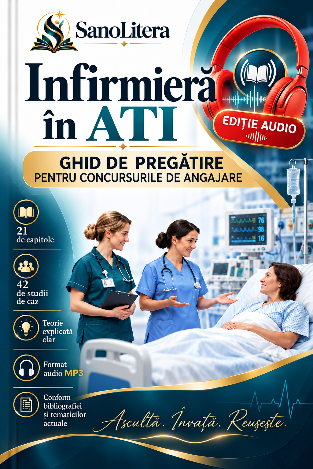 Infirmieră ATI – Ghid complet de pregătire în format audio